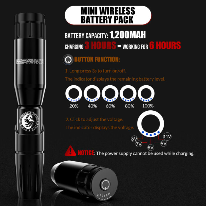 Wireless Tattoo Pen Kit