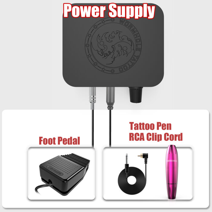 Tattoo Pen Kit with Power Supply